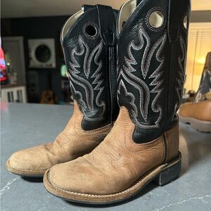 Old West Cowboy Boots Kids Size 13